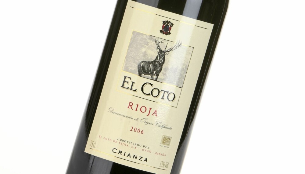 ENKEL: El Coto Crianza 2006 er en rødvin med saftige tanniner, men enkel i stilen.