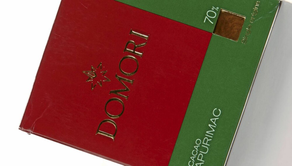 LITT KUNSTIG: Domori cacao Apurimac 70 prosent er en sjokolade med svakt hint av appelsin på smak. Litt kunstig. LITT KUNSTIG: Domori cacao Apurimac 70 prosent er en sjokolade med svakt hint av appelsin på smak. Litt kunstig.