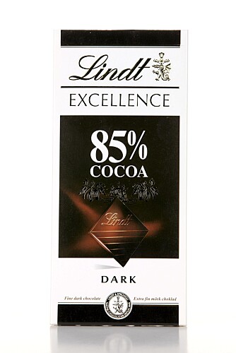 TØRR: Sjokoladen fra Lindt er noe tørr på smak.