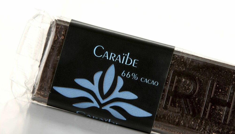 SYRLIG: Valrhona Caraïbe 66 prosent er en sjokolade med syrlig og frisk smak.