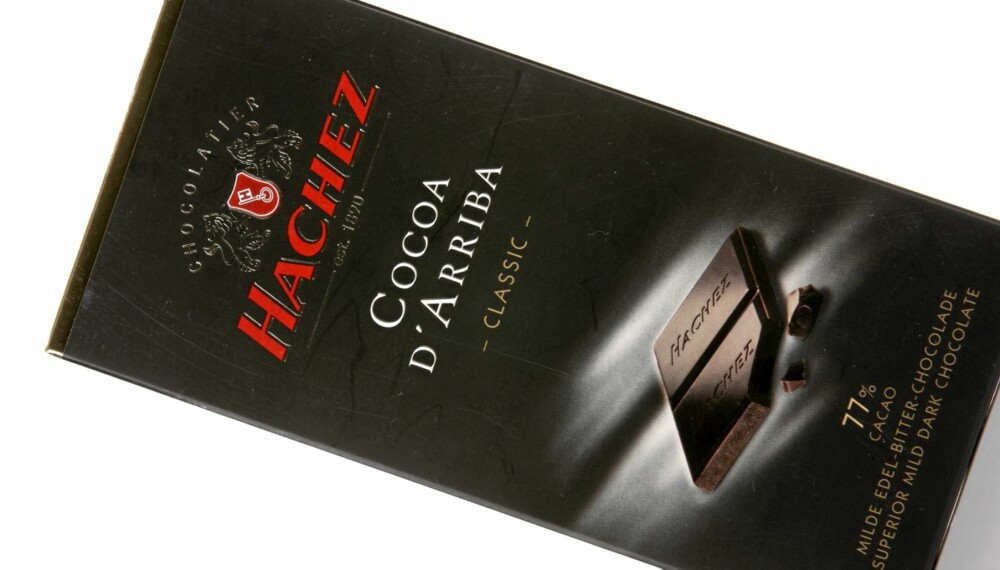 SØDMEFULL: Hachez Cocoa d' Arriba med 77 prosent kakao er god og sødmefull.