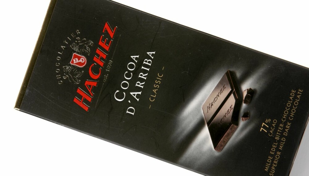 SØDMEFULL: Hachez Cocoa d' Arriba med 77 prosent kakao er god og sødmefull. SØDMEFULL: Hachez Cocoa d' Arriba med 77 prosent kakao er god og sødmefull.