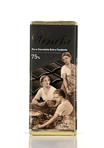 SPESIELL: Denne sjokoladen er spesiell på duft og smak, men smaker godt.