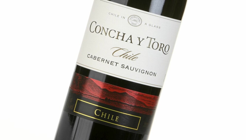 BLØTE TANNINER: Concha y Toro Cabernet Sauvignon 2008En rødvin fra Chile med bløte tanniner og middels fylde.