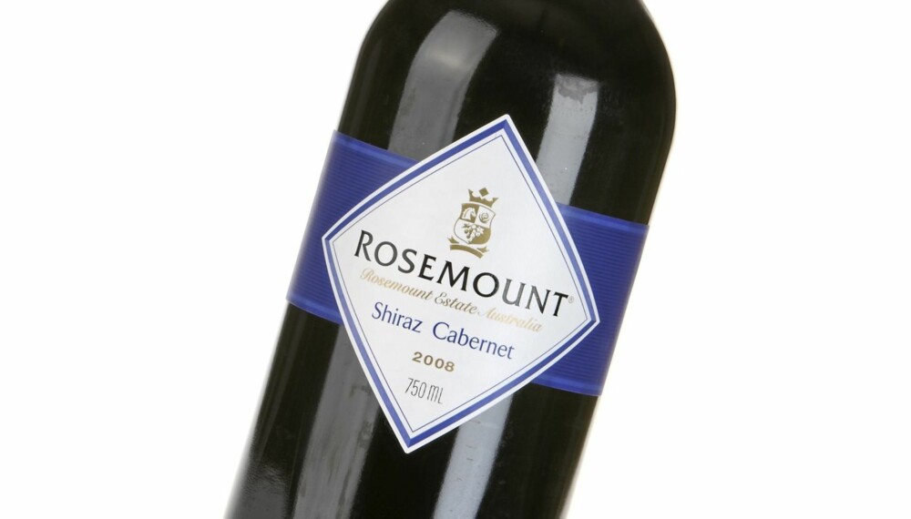 KRYDRET: Rosemount Shiraz Cabernet 2008 er en rødvin fra Australia med krydder og eik i smaken.