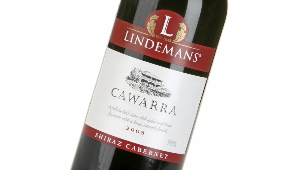 SAFTIGE TANNINER: Lindemans Cawarra Shiraz Cabernet 2008 er en rødvin fra Australia med saftige tanniner og god fylde.