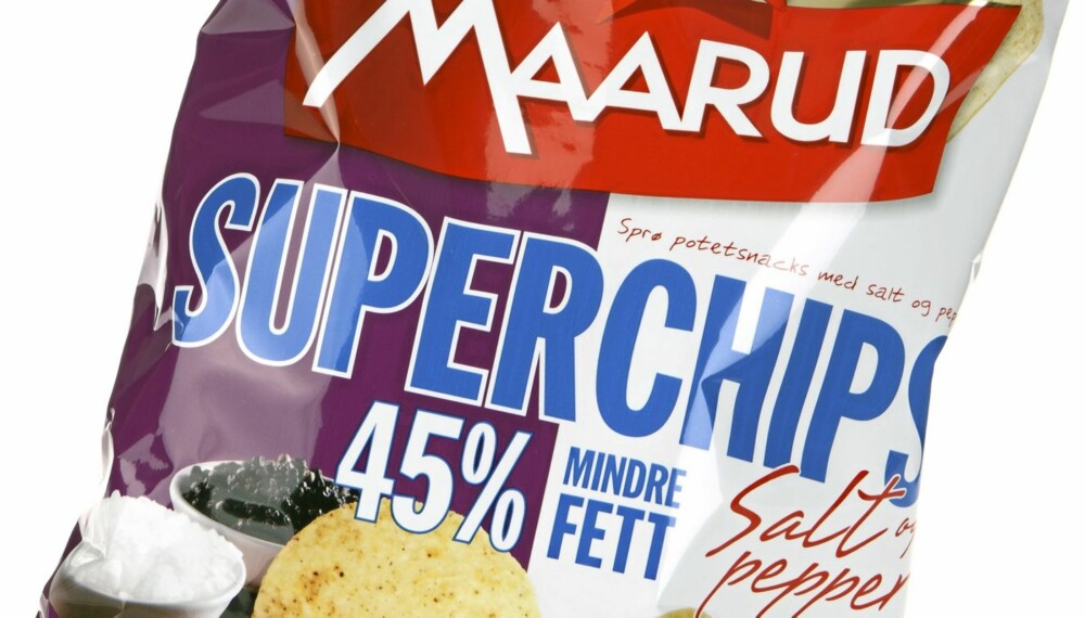 KJEDEIG: Maarud superchips salt & pepper er en helt grei chips på grensen til det kjedelige.