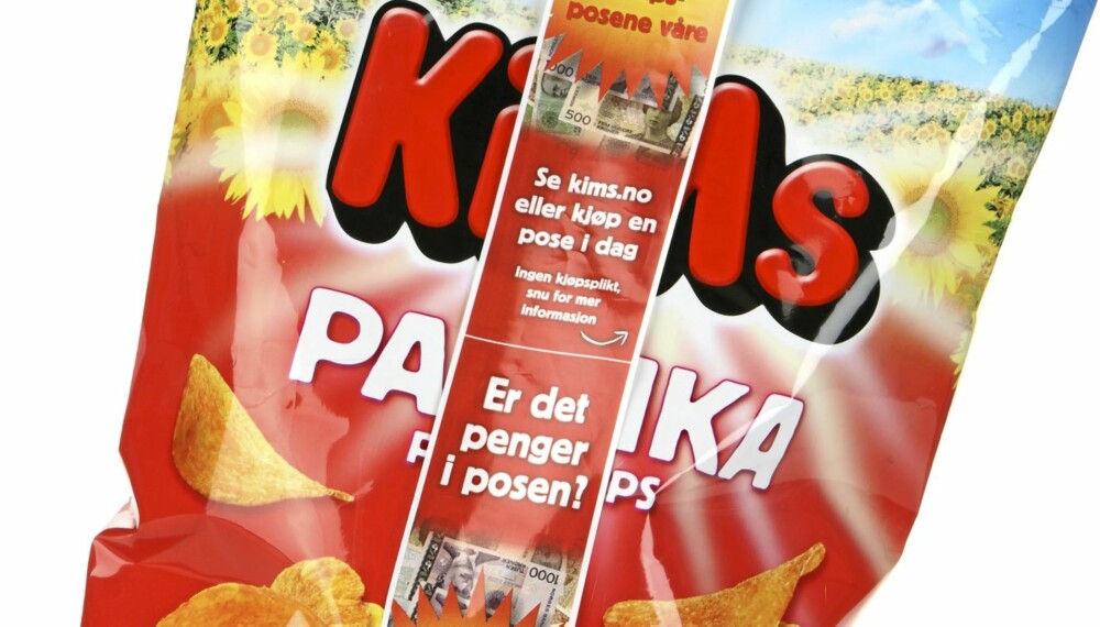SPRØ OG GOD: Kims Paprika potetchips er en chips med fin sprøhet og mye smak av paprika.