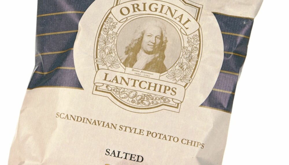 FRTYR:  Original Lantchips Salted er en god og salt chips, men har en duft av frityr.