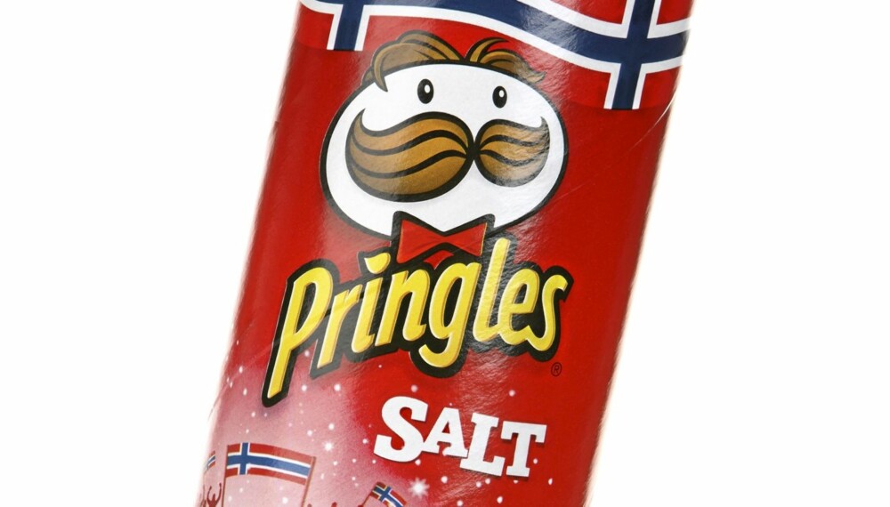 NØYTRAL: Pringles Salt  er en chips som ikke smaker så mye.