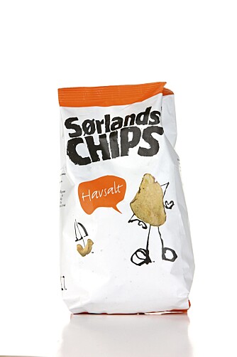 GOD: Denne chipsen er sprø og god. GOD: Denne chipsen er sprø og god.