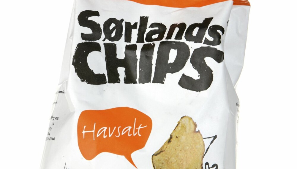 BEST: Sørlandschips Havsalt er een beste chipsen i denne testen. Smaker ekte vare.