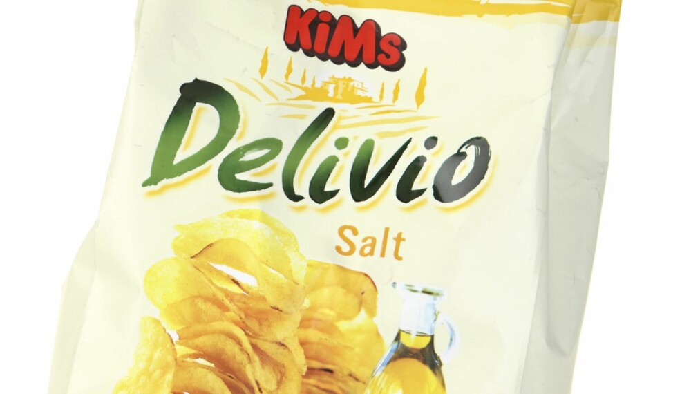 SPRØ: Kims Delivio Salt er en chips med god konsistens og sprøhet.
