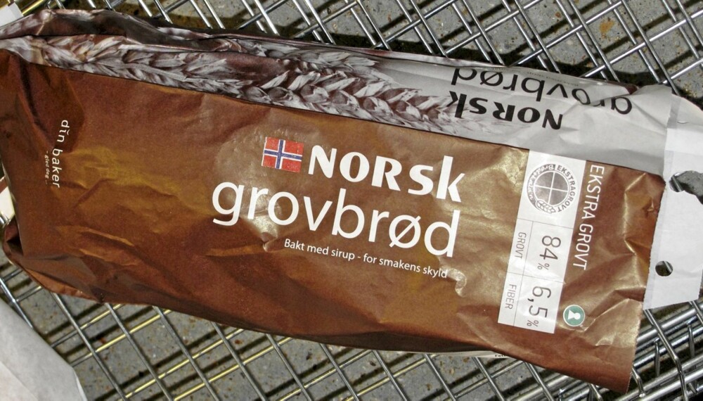 4 POENG: Norsk Grovbrød med sirup fra Din Baker.