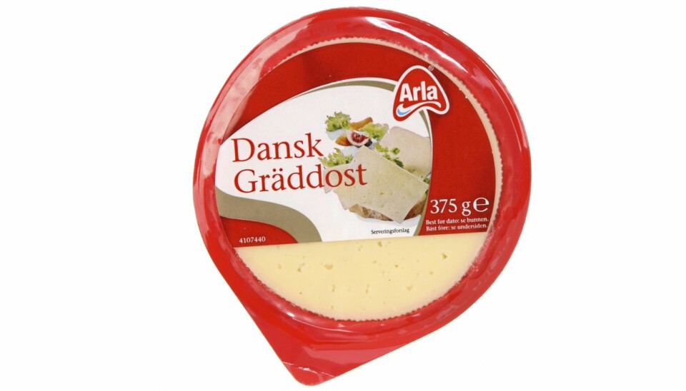 FET: Tine Gräddost er ikke uventet full av fett og energi.