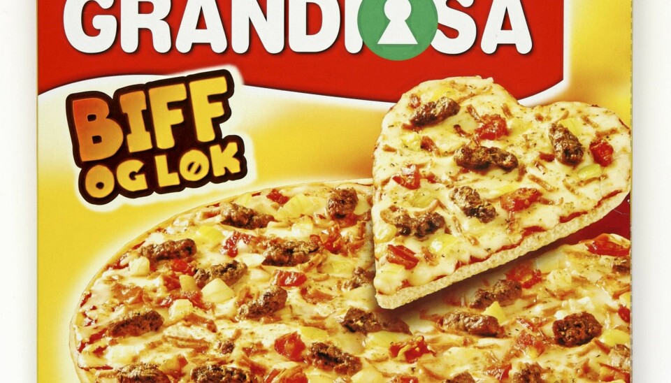 Nøkkelhullsmerket Grandiosa Biff og Løk