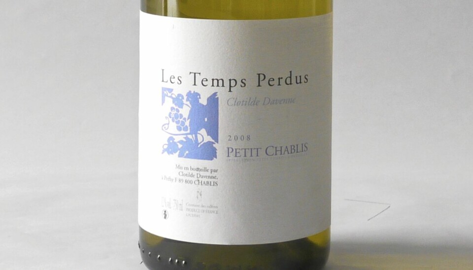 Clotilde Davenne les Temps Perdus Petit Chablis 2008
