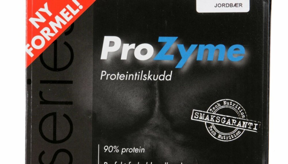 NESTEN BARE PROTEINKONSENTRAT: ProZyme Proteintilskudd fra Tech Nutrition