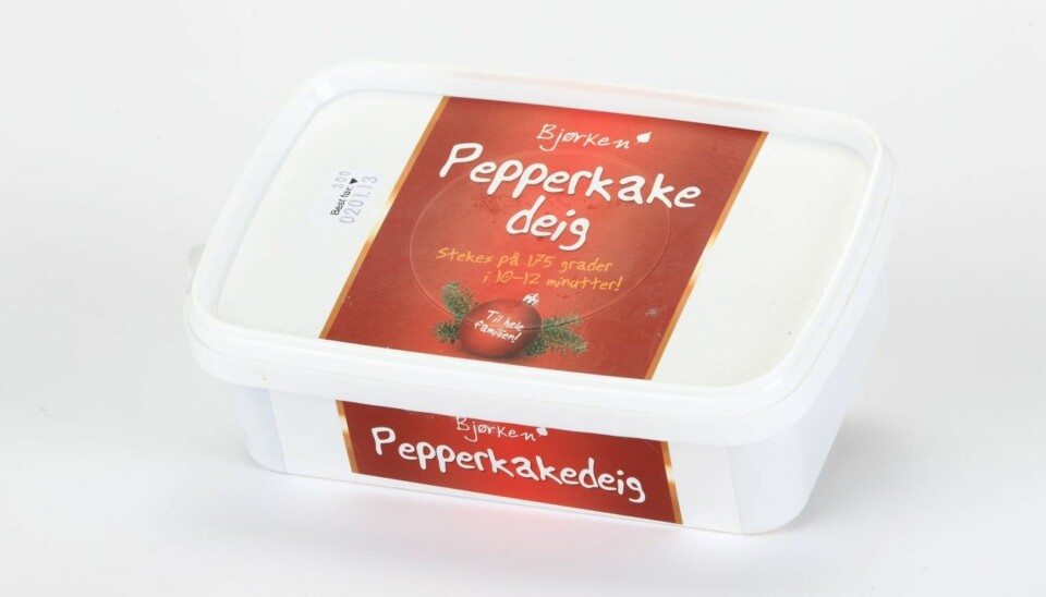 TEST AV PEPPERKAKEDEIG: Bjørken