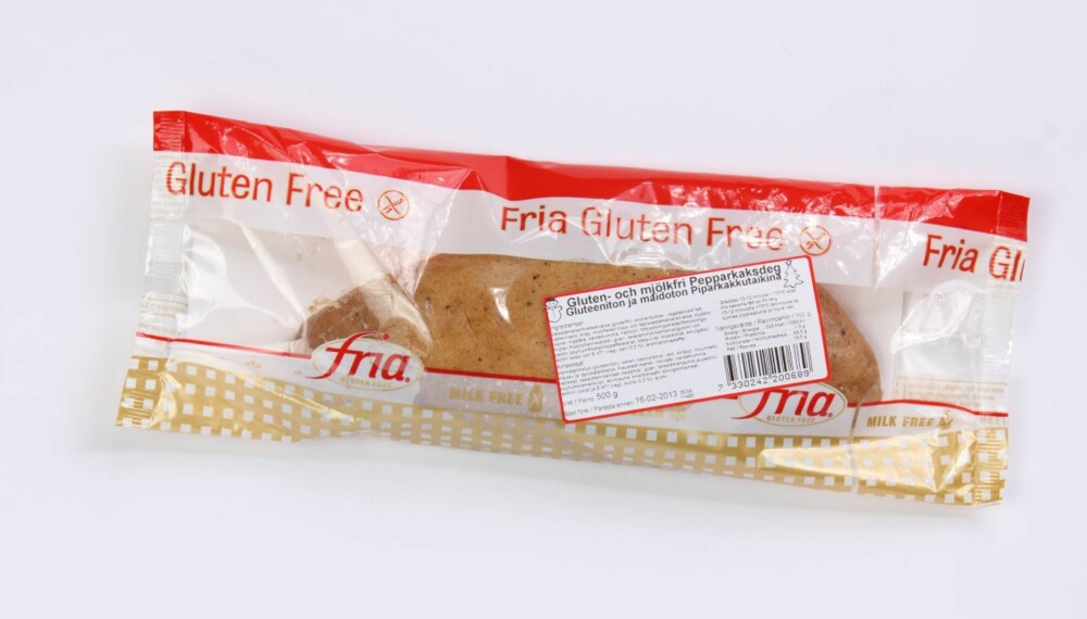 TEST AV PEPPERKAKEDEIG: Fria Gluten Free