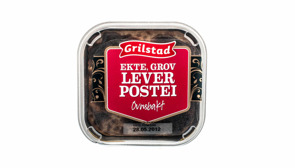 TEST AV LEVERPOSTEI: Grilstad ekte grov leverpostei TEST AV LEVERPOSTEI: Grilstad ekte grov leverpostei