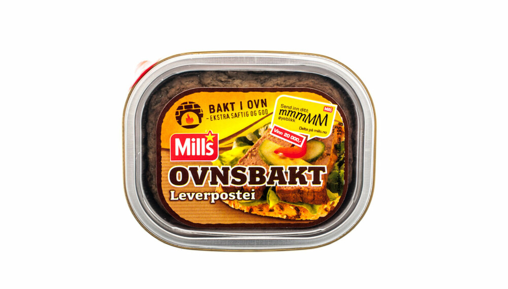 TEST AV LEVERPOSTEI: Mills ovnsbakt leverpostei TEST AV LEVERPOSTEI: Mills ovnsbakt leverpostei
