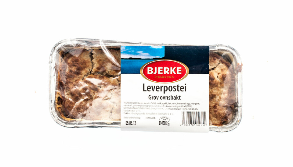 TEST AV LEVERPOSTEI: Bjerke leverpostei Grov ovnsbakt