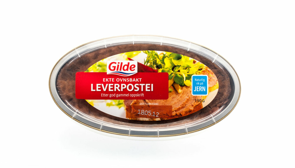 TEST AV LEVERPOSTEI: Gilde ekte ovnsbakt leverpostei TEST AV LEVERPOSTEI: Gilde ekte ovnsbakt leverpostei