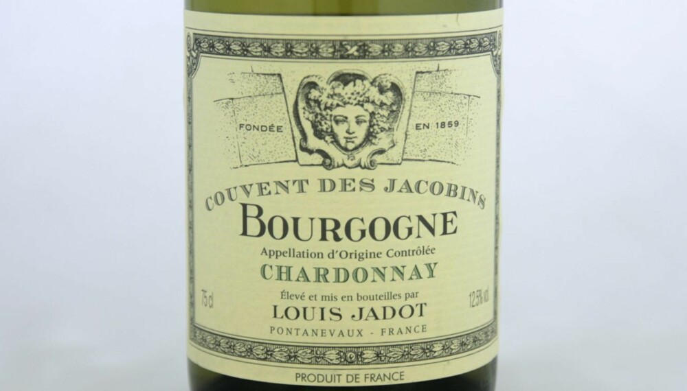 SVAK MATCH: Louis Jadot Bourgogne Chardonnay Couvent des Jacobins 2014.