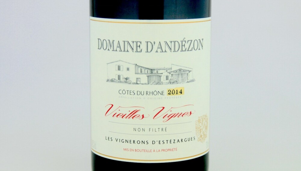 GODT KJØP: Domaine d'Andézon 2014. GODT KJØP: Domaine d'Andézon 2014.