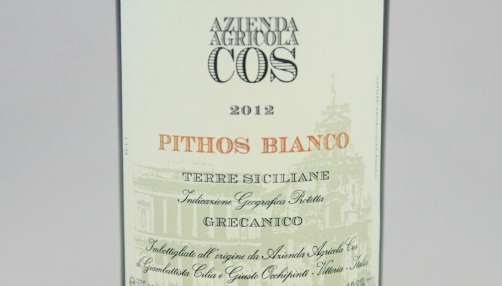 ORANSJEVIN: COS Pithos Bianco 2012.