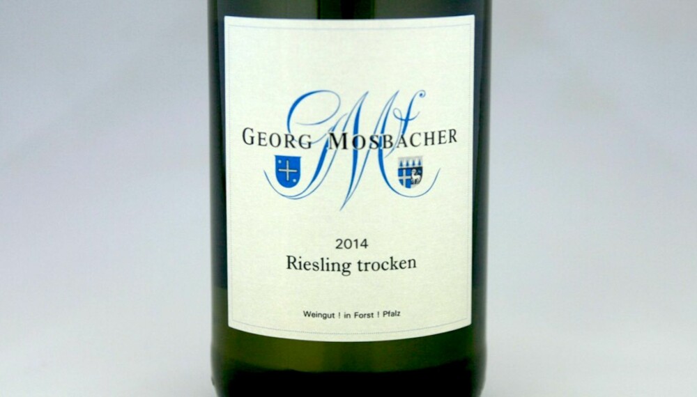 HVITVIN TIL RIBBE: Mosbacher Riesling Trocken 2014.
