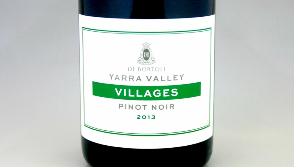 RØDVIN TIL PINNEKJØTT: De Bortoli Yarra Valley Villages Pinot Noir 2013.