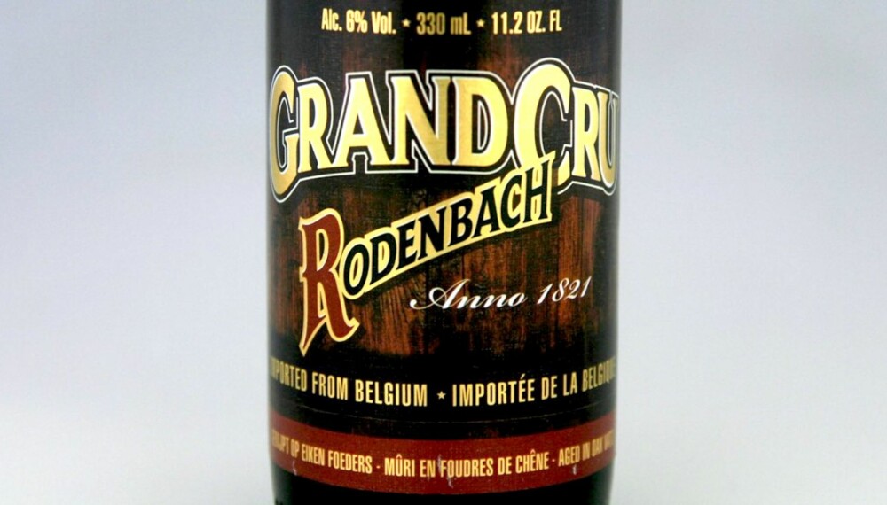 TOPP ØL: Rodenbach Grand Cru.