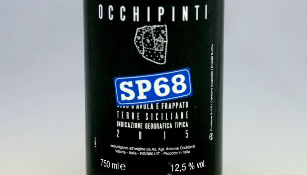 GODT KJØP: Occhipinti SP 68 Nero d'Avola e Frappato 2015.