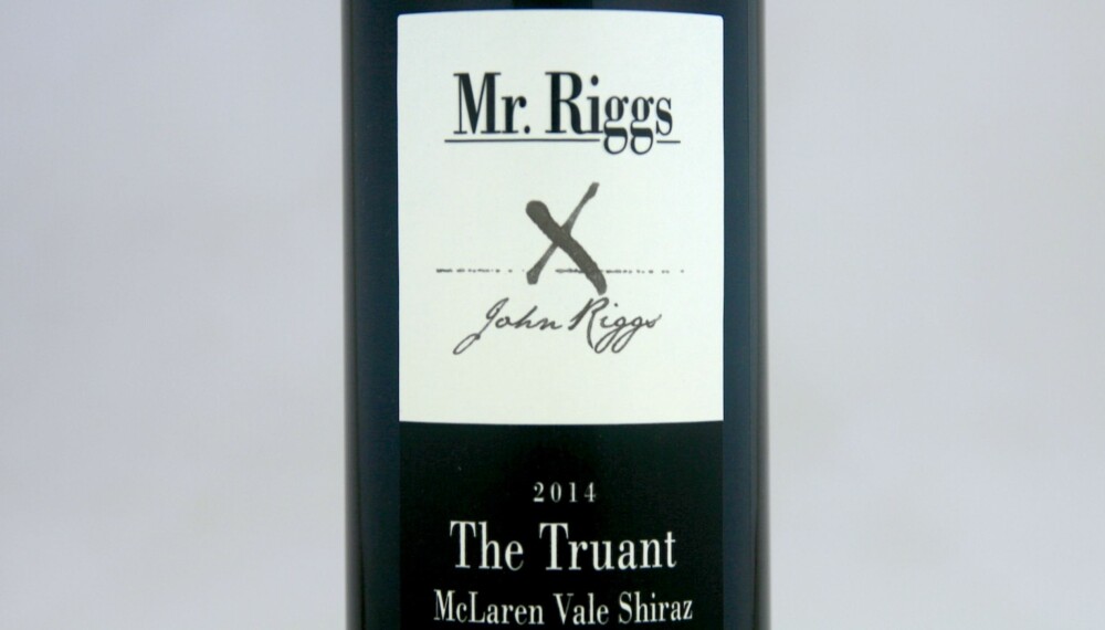 GODT KJØP: Mr. Riggs The Truant McLaren Vale Shiraz 2014.