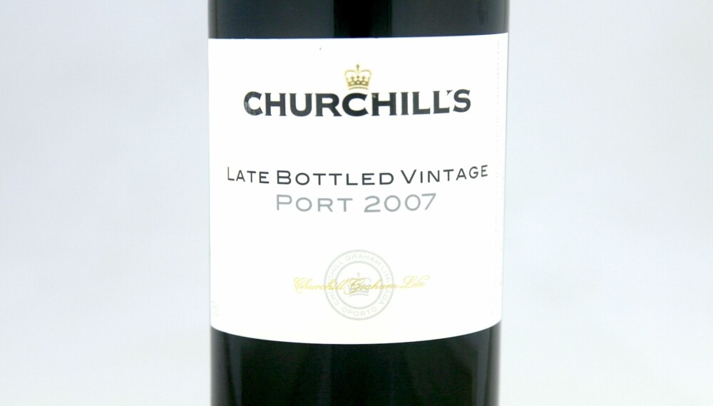 GOD VIN: Churchill's Late Bottled Vintage 2007.
