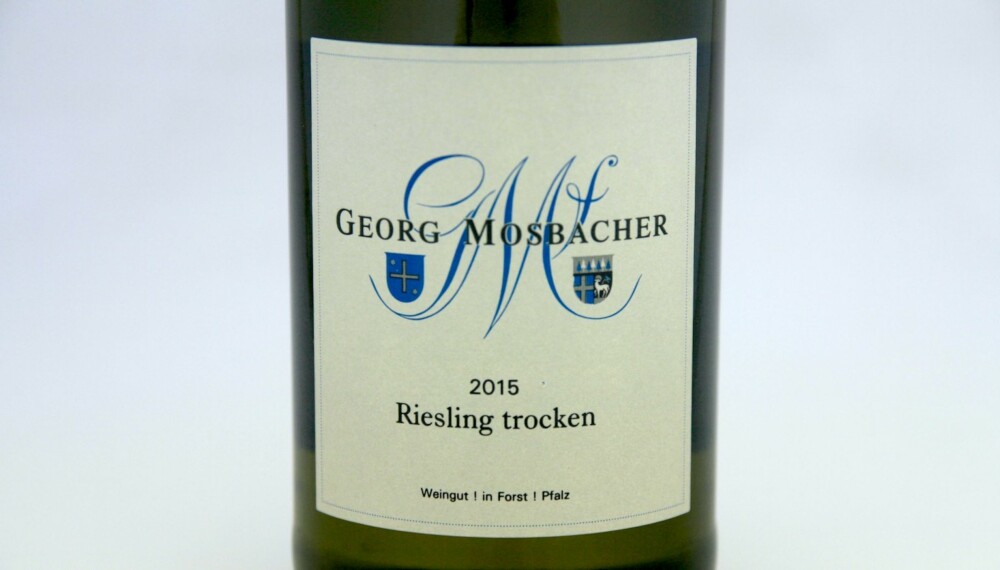 GOD GRILLVIN: Mosbacher Riesling Trocken 2015.