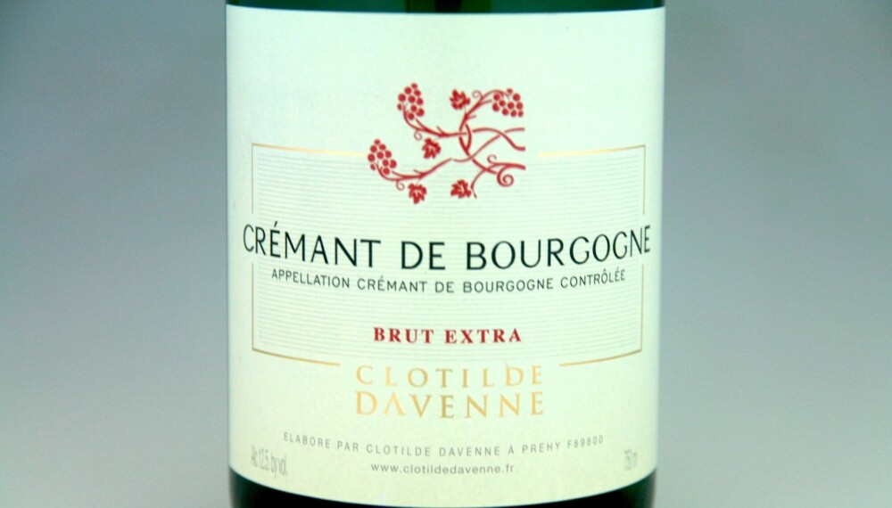 TIL LUTEFISK: Davenne Crémant de Bourgogne Extra Brut.