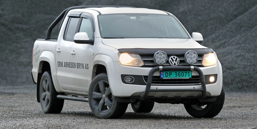 DYR: VW Amarok er mest moderne, men også dyrest.