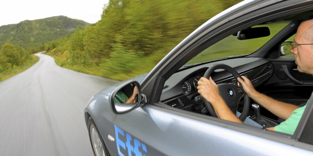 SJÅFØRBIL: BMW 3-serie er en bil hvor man koser seg bak rattet. SJÅFØRBIL: BMW 3-serie er en bil hvor man koser seg bak rattet.