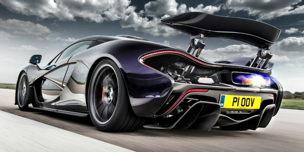 SOLID TRØKK: McLaren antar at P1 produserer samme markrykk-dynamikk som en Le Mans sportsracer. Bilen suges aktivt ned. SOLID TRØKK: McLaren antar at P1 produserer samme markrykk-dynamikk som en Le Mans sportsracer. Bilen suges aktivt ned.
