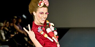NORSK DESIGN: Lady GaGa digger de lekne klærne til Fam Irvoll. Vi gleder oss også til visningen på onsdag!