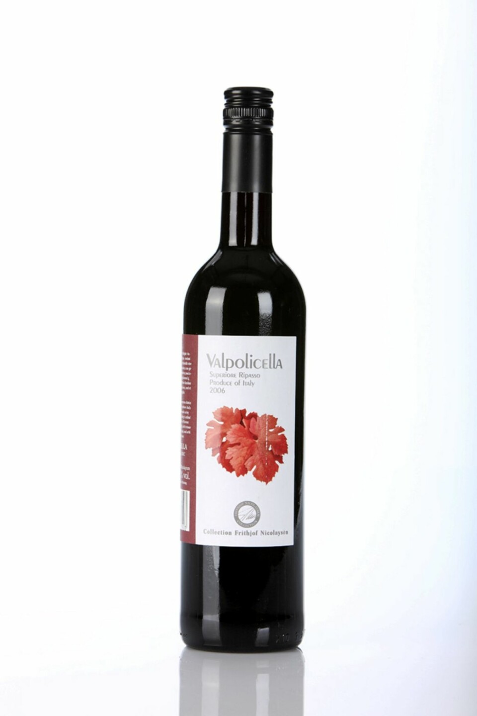 Collection Frithjof Nicolaysen Valpolicella Classico Ripasso 2006.