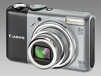 STORT: Canon PowerShot A200 IS er større og mer klumpete en mange av kameraene det konkurrerer mot, men kameraet tar igjen på bildekvalitet.
