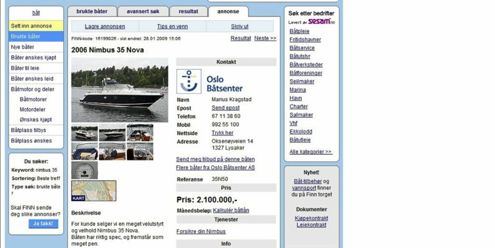 bruktbåt til sales www
