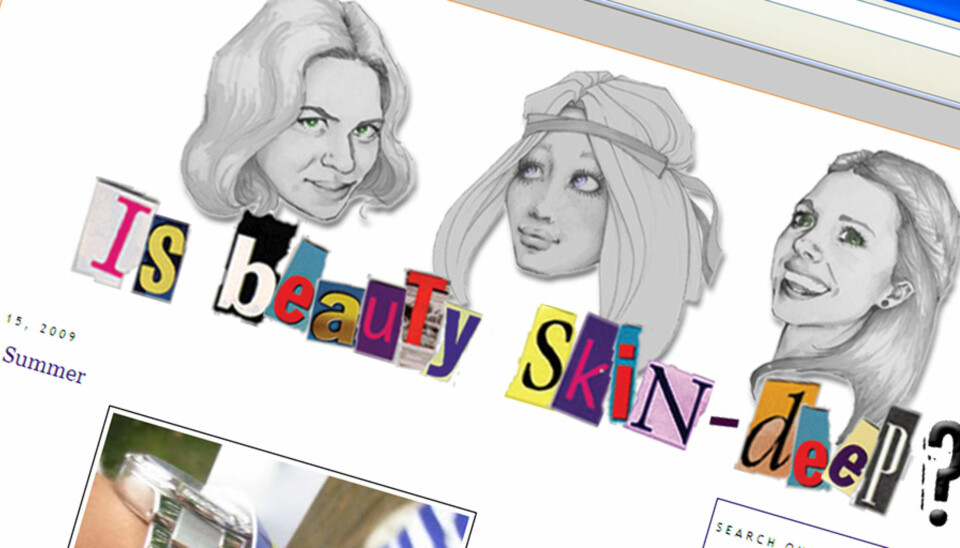 SKJØNN BLOGG: Anneli blogger på siden 'Is beauty Skin-deep?'