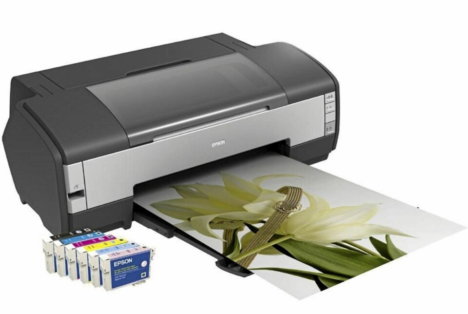 Epson Stylus Photo 1400 bruker bare 6 blekkpatroner, mens de andre modellene i testen alle bruker 8.