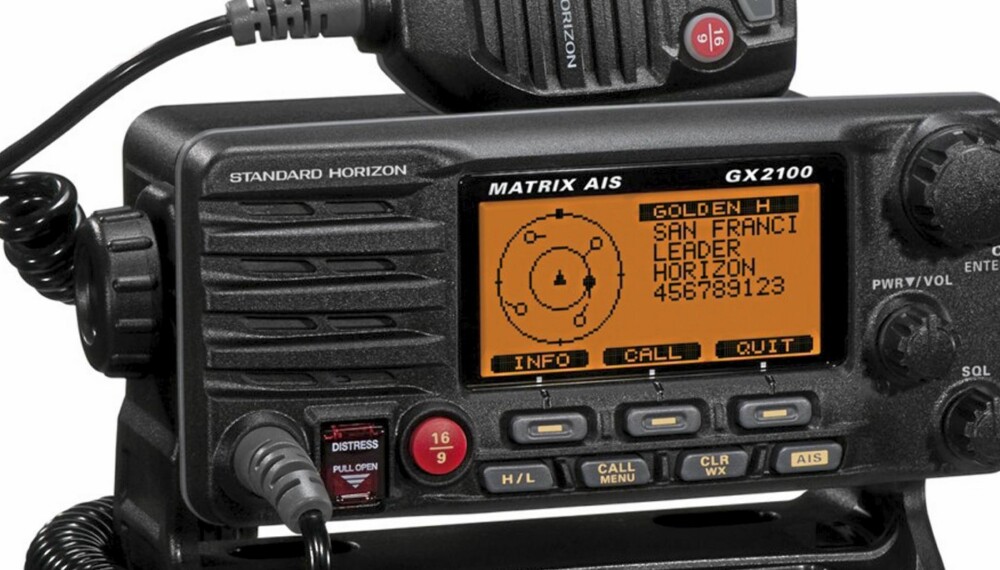 Nyhet
Standard Horizon
VHF AIS