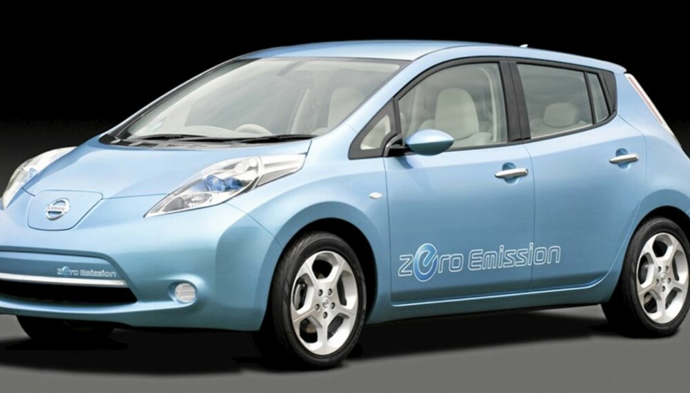 NISSANS EL-GOLF: Her er Nissan Leaf, en vaskekte familie-elbil, og den er lovet på markedet allerede mot slutten av 2010. NISSANS EL-GOLF: Her er Nissan Leaf, en vaskekte familie-elbil, og den er lovet på markedet allerede mot slutten av 2010.